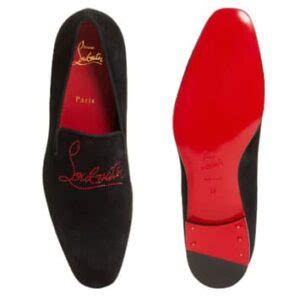 men's shoes with red bottom.